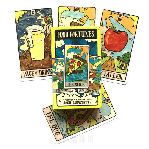 NEW Tarot Food Fortunes Tarot Oracle Divination Entertainment Parties Deck Board Game Tarot And A Variety Of Tarot Options