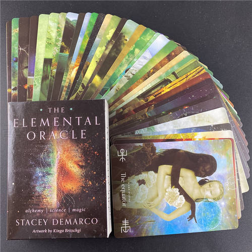 The Elemental Oracle Card For Fate Divination Board Tarot Game Cards