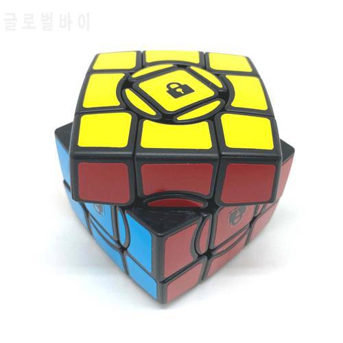Full Function Crazy 3x3x3 (Center-Locking) Black Body - Magic Cube, Twisty Puzzle, Brain Teasers, Speed Cube, STEM fidget toys