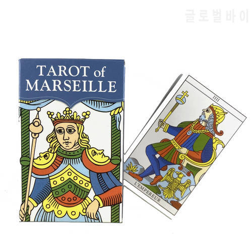Mini Tarot Of Marseille Tarot Deck Leisure Party Table Gameplay Fortune-telling Prophecy Oracle Cards Entertainment Board Game