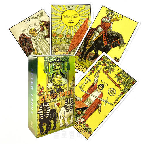 After Tarot Cards Divination Deck Entertainment Parties Board Game 78 Pcs/Box