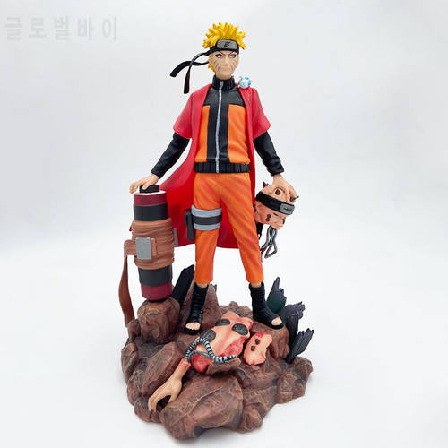 29.5CM Naruto Shppuden GK Figurines Uzumaki Naruto Anime PVC Action Figure Model Toys Collect Decorations