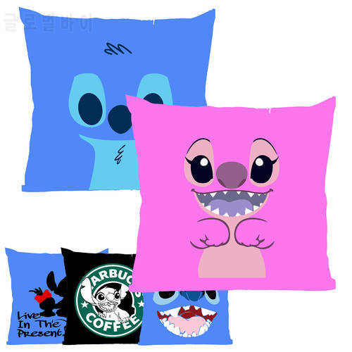 Stitch PILLOW CASE High Quality Cushion Cover Funny Cover Living Room Sofa Car Throw Pillows Home Decoration Chase Pillowcase
