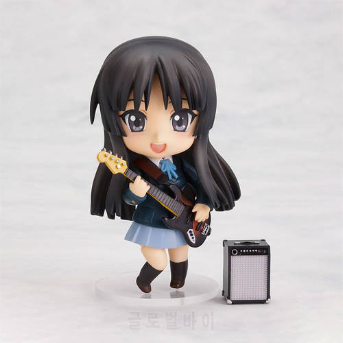 Anime K ON Music Bass Mio Action Figure Girl Figure 10cm Movie Collectible kawaii Cute Doll Model Toys Doll Gifts