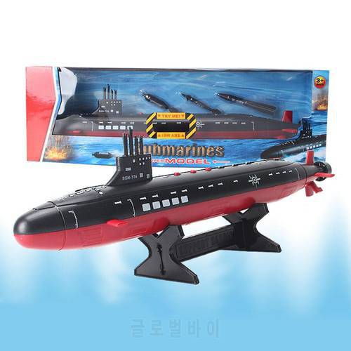 Simulated Military Nuclear Submarine Torpedo Model with Light Sound Boat Cruiser Destroyer Toys Boy