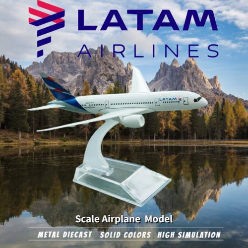 Scale 1:400 Metal Airplane Replica 15cm Chile LATAM Latin Airlines Boeing Airplane Diecast Model Aviation Aeromodelo Miniature