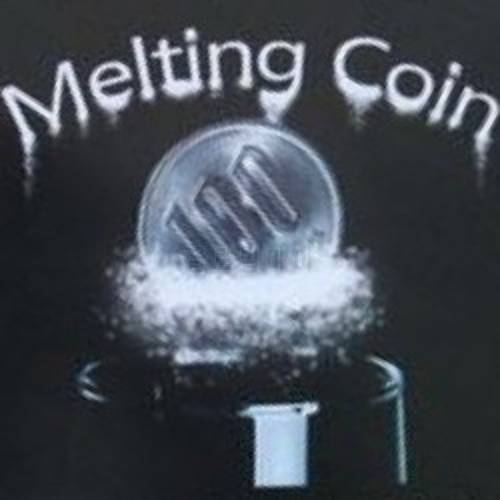 Coin Magic Melting coin-magic prop,comedy,mental magic,magic tricks,gimmick