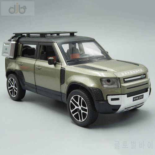 1:24 Diecast Car Model Toy Rover Defender Pull Back With Sound & Light
