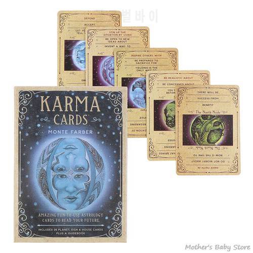 1 Box Karma Oracle Tarot Cards Toy Family Party Leisure Table Game Play Card Toy Fortune Prophecy Telling Divination Tarot Card