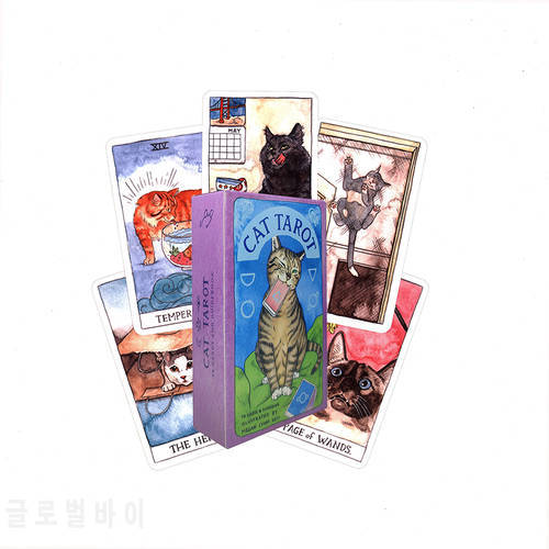 Cat Tarot Cards For Beginners With PDF Guidebook