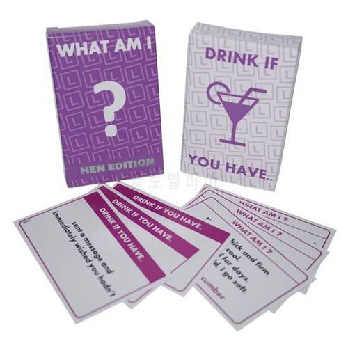 Hen Night Party Games - WHAT AM I ? / DRINK IF YOU HAVE ....•:* 2 GAMES