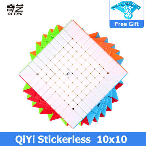 QiYi 8x8 9x9 10x10 Professional 100 on 100 Rubix Magic Cube Rubicks Antistress Speed Puzzle Magico Hungarian Cubo