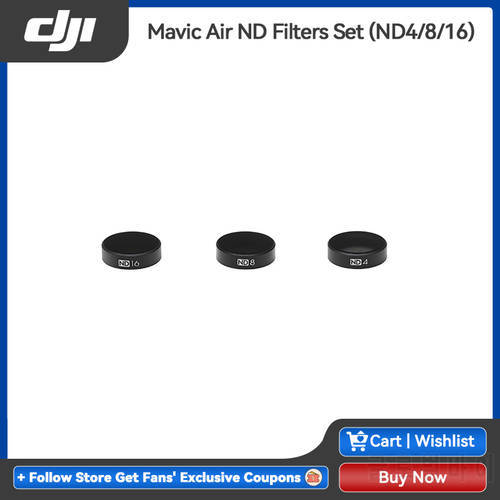 DJI Mavic Air ND Filters Set (ND4/8/16) Reduces light by 2/3/4 stops to effectively avoid over exposure for dji mavic air drone