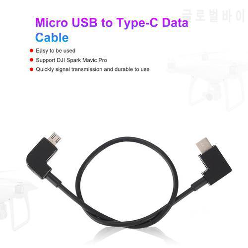 Durable Data Cable For DJI Spark/MAVIC Pro/Air Control Micro USB To Lighting/type C/Micro USB Adapter Line For iPhone For Pad