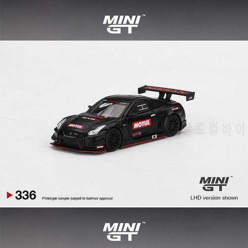 MINIGT 1:64 Model Car GT-R NISMO GT3 2018 Alloy Die-cast Vehicle 336 LHD