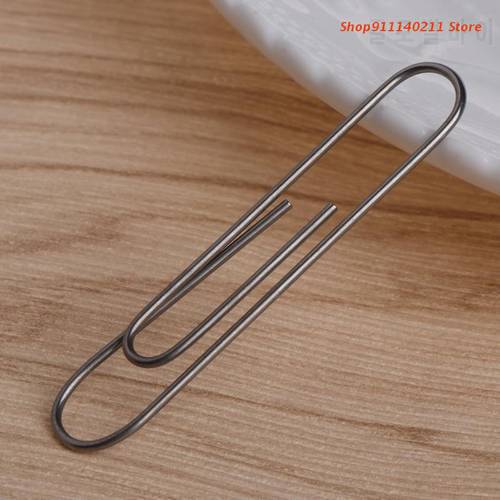 Self Bending Paperclip Memory Shift Toy Metal Made Relieve Stress Photo Props Stage Performance Illusion Mentalism