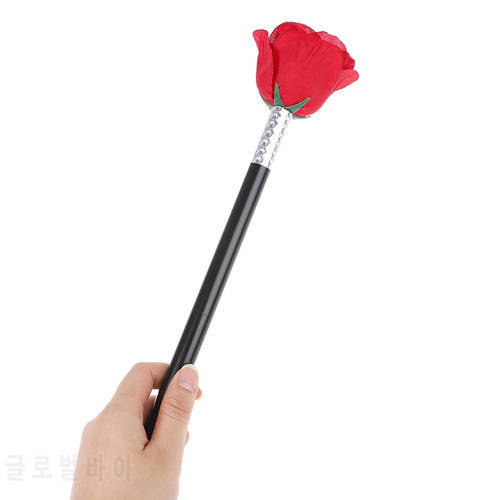 Stick Rose Flower Magic Tricks Flowers Close Up Street Stage Magic Props Gimmicks Props Accessories Party Toys