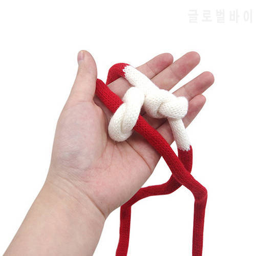 Hot New 1 set Amazing Acrobatic Knot By Jumping Knot of bend Magic Rope Stage Magic Props,Close up Magic tricks