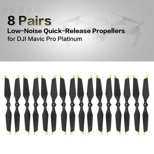 8 Pairs 8331 Low-Noise Quick-Release Replacement Blade Props Propeller for DJI Mavic Pro Platinum Drone RC Accessories