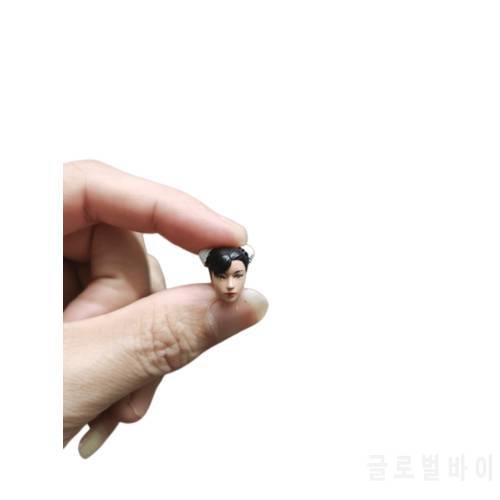 1/18 Scale Head Carving Game Street Girl Female Soldier Model PVC Black Hair 3.75 Inch Action Figure Body Doll