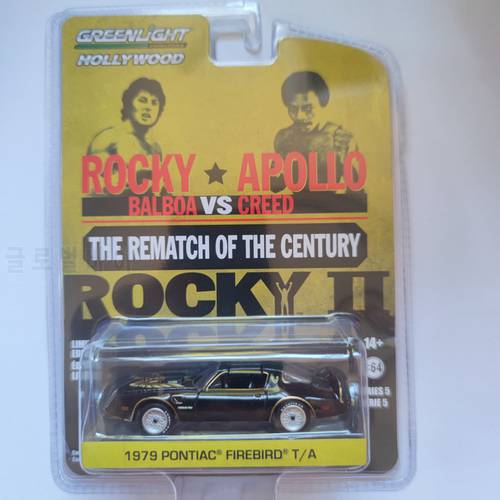 Diecast Alloy 1/64 1979 Pontiac Firebird Model Black Adult Classic Collection Static Display Boy Toy