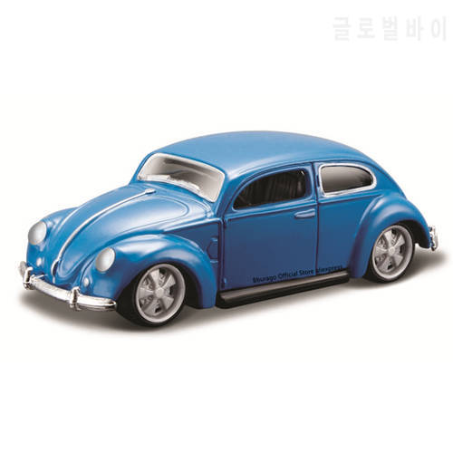 Bburago 1:64 Volkswagen Beetle Alloy Luxury Vehicle Diecast Cars Model Toy Collection Gift