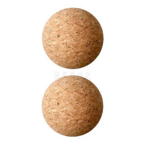 2 Pieces Wooden Cork Ball Wine Stopper, Cork Ball Stopper for Wine Decanter Carafe Bottle Replacement 2.1 Inch/ 5.5 cm