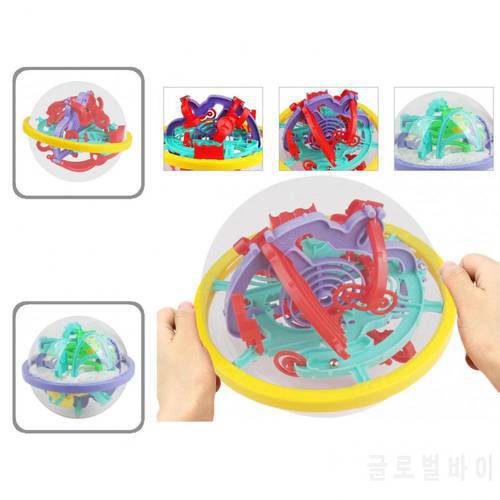 Plastic Practical Space Ball Bearing Maze Game Vivid Color Space Maze Game Challenge Desire for Girls