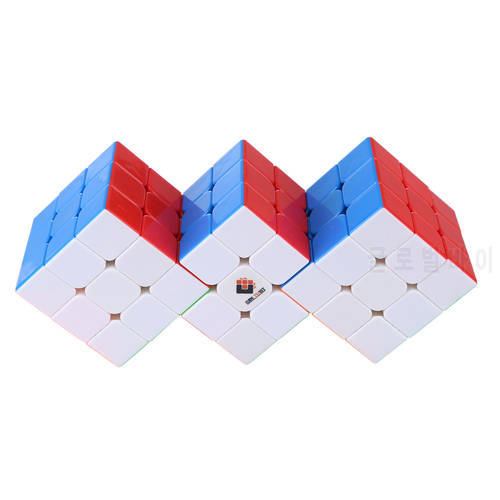 Cube Twist Triple 3x3 Conjoined Magic Cube Puzzle Game Toys 2020 new Shipping - Stickerless