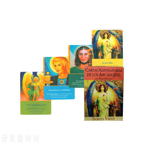 in 2022 High Quality NeW 39Oracle card deck .Archangel Oracle Deck Cards Tarot Cards for Beginners With PDF Guidebook