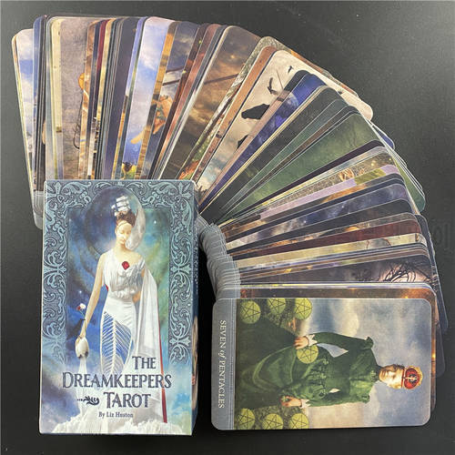 The Dreamkeepers Tarot Cards Board Game Cards Mysterious Divination Deck Family Party Games English Version Vintage Color Cards