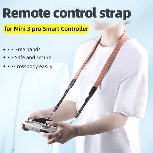 Remote Controller Lanyard Hanging Neck Strap for DJI Mini 3 Pro Drone Smart Controller Sling Belt For DJI Mini 3 Pro Accessories