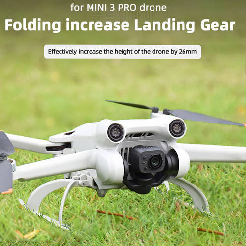 For DJI Mini 3 Pro Landing Gear Foldable Expansion Landing Gear Landing Protector Increase Height For Mini 3 Pro Drone Accessory