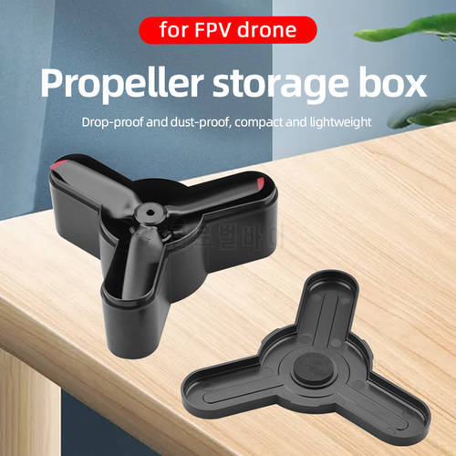 For DJI FPV 5328S Propeller Storage ABS Plastic Box Blade Anti-fall Protection Case For DJI FPV 5328S Aircraft Drone Accessories