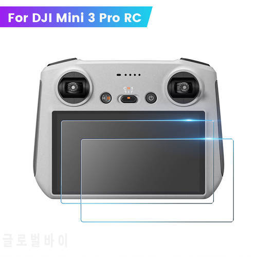 2pcs HD Tempered Glass Protective Film for DJI MINI 3 PRO RC with Screen Remote Controller Screen Protector Accessories