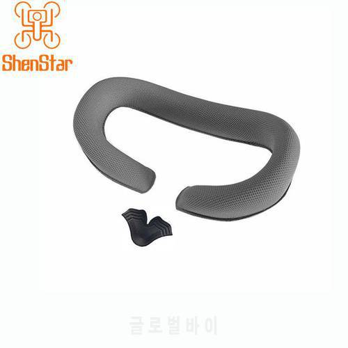 ShenStar Faceplate Sponge Foam Eye Pad for DJI FPV Goggles V1 V2 Face Mask Cover w handband Replacement for Skin-Friendly Fabric