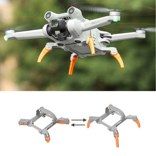 Foldable Spider Landing Gear For DJI Mini 3 Pro Drone Extension Protector Increased Height for DJI Mini 3 Pro Accessories