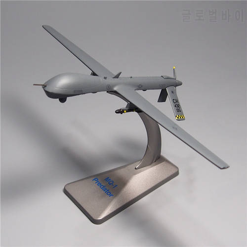 Diecast 1/72 Scale MQ-1 Alloy Material Simulation Model Aircraft Toy Display Souvenir Ornament Collection