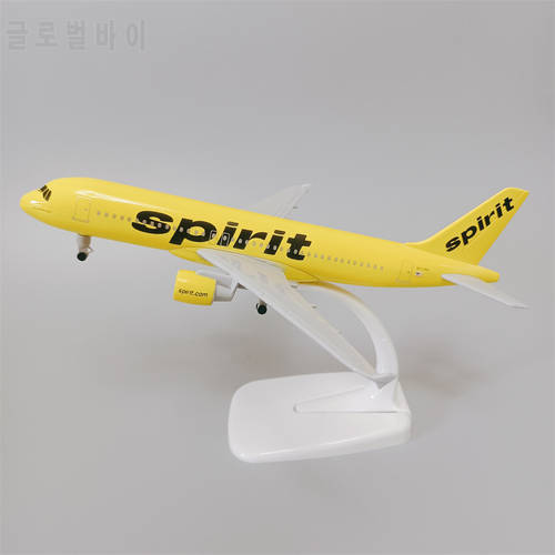NEW 20cm Alloy Metal USA Air Spirit Airbus 320 A320 Airlines Diecast Airplane Model Plane Aircraft Collections Toy Air Plane