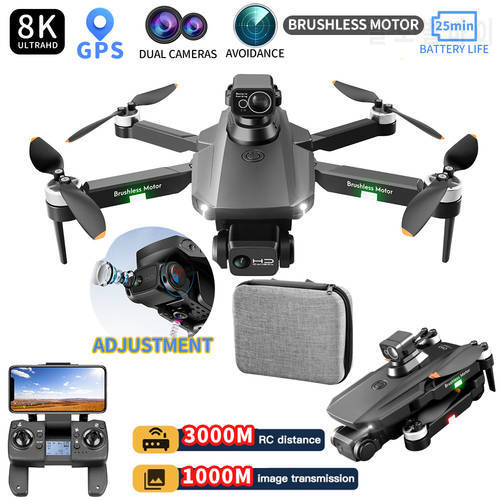 4K Professional Dual HD Camera Foldable RG101 PRO/MAX GPS Drone 360° Omnidirectional FPV 3Km Aerial Photography Quadcopter