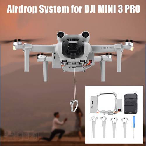 for DJI MINI 3 PRO Drone AirAir System Thrower Fishing Bait Wedding Ring Gift Throw Deliver Life Rescue