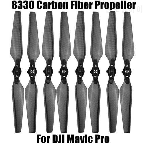 For DJI Mavic Pro 8330 Carbon Fiber Propeller Drone Quick Release Folding Props Blades Replacement Accessory 1/2/4 Pairs