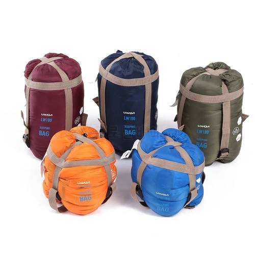 Lixada Camping Sleeping Bag 190*75cm Type Polyester Sleeping Bags Camping With Compression Bag Camping Equipment 680g