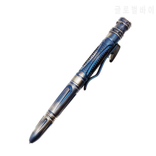 A34 EDC multi-function tactical pen Stainless steel Tungsten steel head Self-defense pen LED light Screwdriver 9-in-1 tool