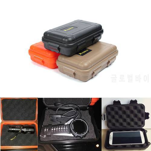Waterproof Boxes Case For Phone EDC Outdoor Tools Shockproof Storage Case Plastic Survival Airtight Matches EDC Travel Sealed