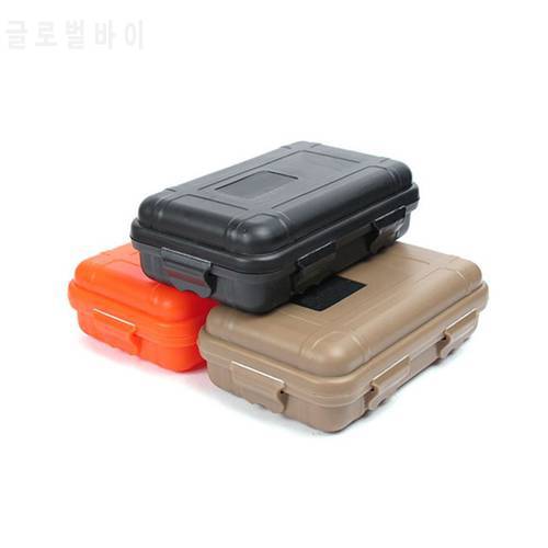 1PC Small Size 130*80*40mm Box Waterproof Sealed Pressure Protection Box EDC Outdoor Camping Equipment (no tool in the box)
