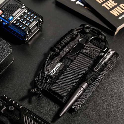 OneTigris Military Tactical Patch ID Card Holder Neck Lanyard w/ Key Ring and Credit Card Organizers 2pcs/lot