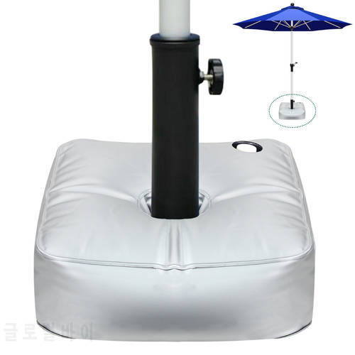 New Arrival Outdoor Foldable Beach Umbrella Base Holder Fishing Sunshade Base Fixed Holder Filled Water Umbrella Seat Stands