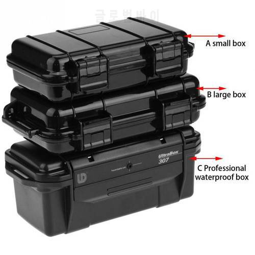 Large Shockproof Waterproof Carrying Case Survival Airtight Case EDC Travel Sealed Containers Camping Outdoor Travel Tool Box