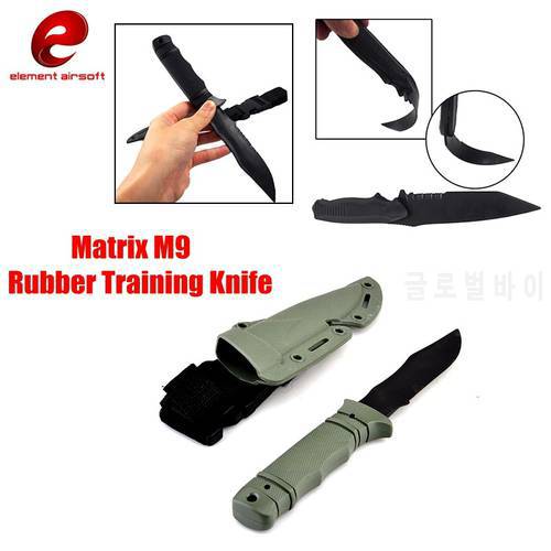 US Army M9 Tactical Training Dagger Cosplay Plastics Knife War Movie Prop Wargame Hunting Practice Decoration Rubber Knife CY339